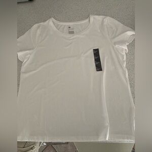 All in Motion White Short Sleeve Tee